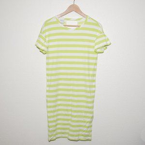 Madeleine Lime Green Striped Dress